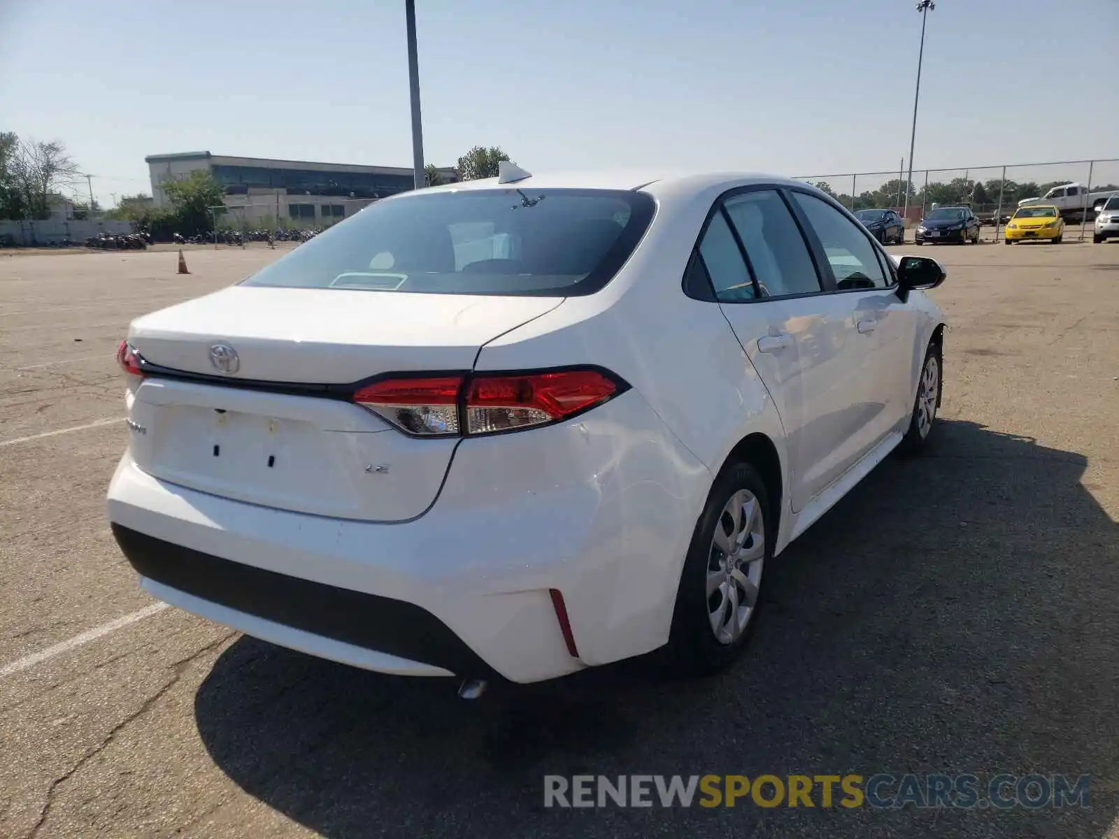 4 Photograph of a damaged car 5YFEPMAE3MP259595 TOYOTA COROLLA 2021