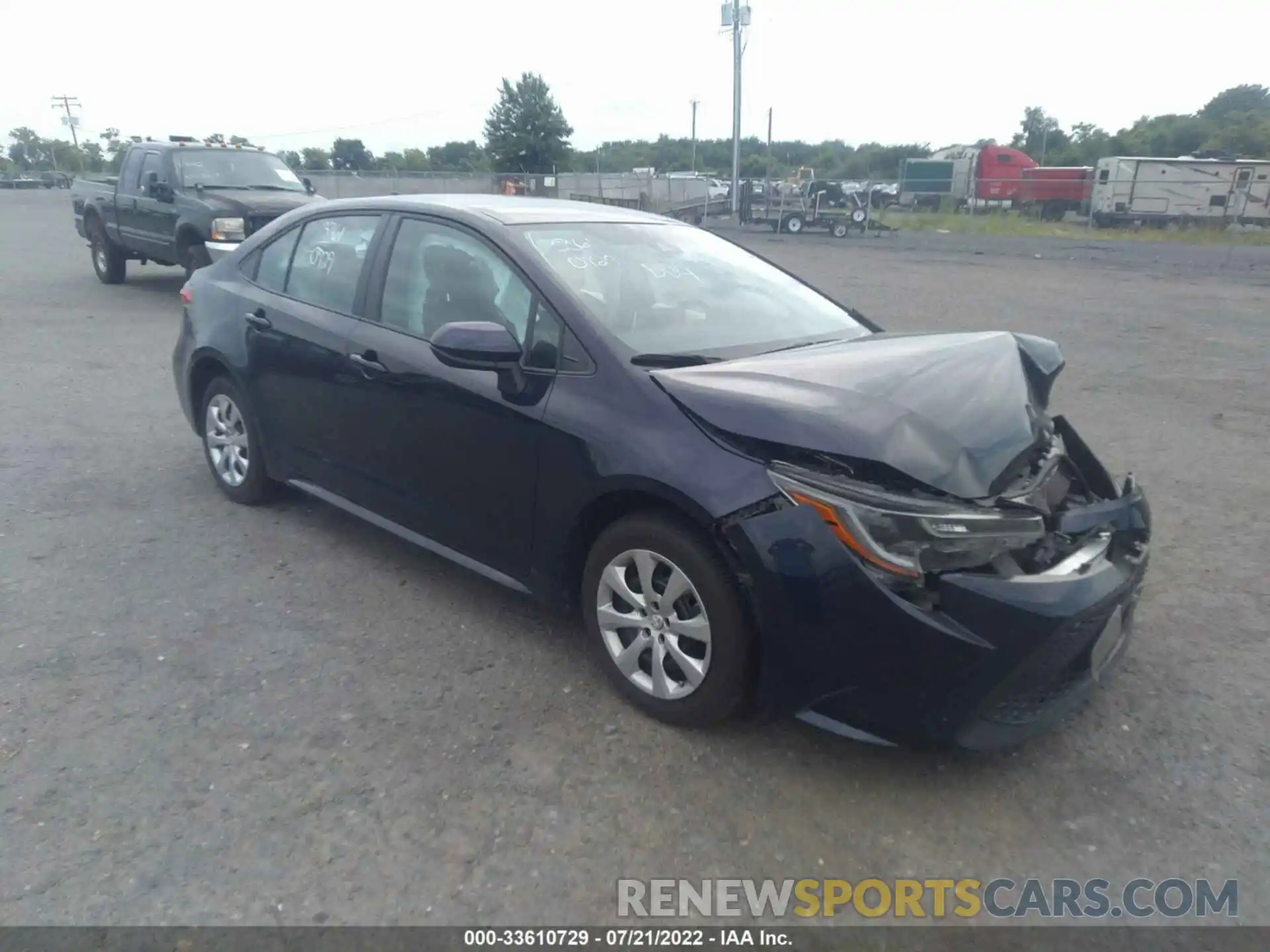 1 Photograph of a damaged car 5YFEPMAE3MP259662 TOYOTA COROLLA 2021