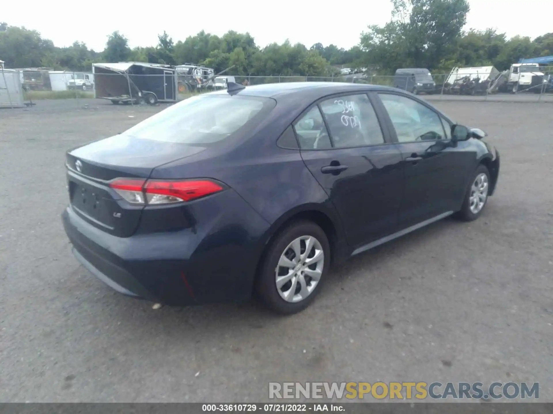 4 Photograph of a damaged car 5YFEPMAE3MP259662 TOYOTA COROLLA 2021