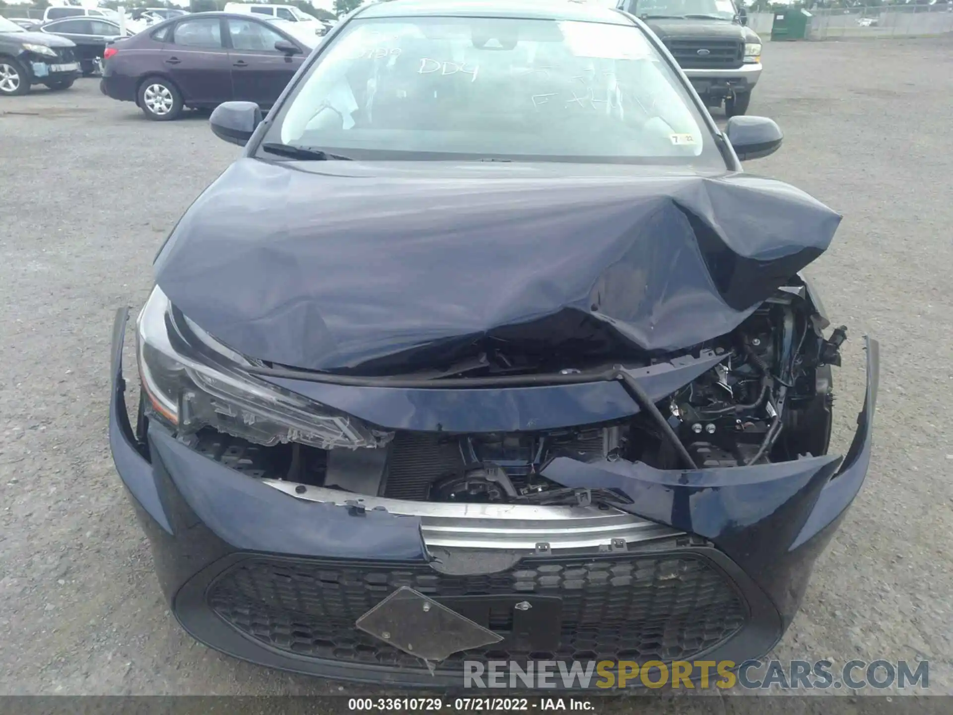 6 Photograph of a damaged car 5YFEPMAE3MP259662 TOYOTA COROLLA 2021