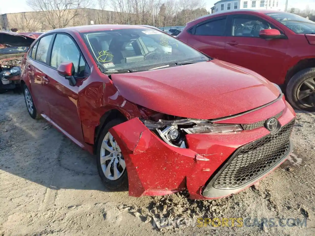 1 Photograph of a damaged car 5YFEPMAE3MP259869 TOYOTA COROLLA 2021