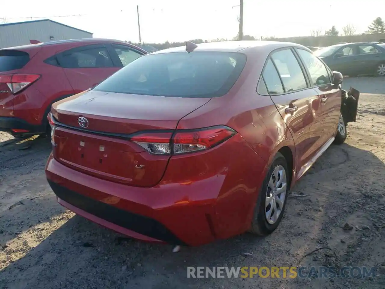 4 Photograph of a damaged car 5YFEPMAE3MP259869 TOYOTA COROLLA 2021