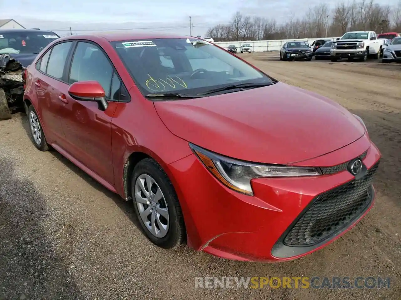 1 Photograph of a damaged car 5YFEPMAE3MP261377 TOYOTA COROLLA 2021