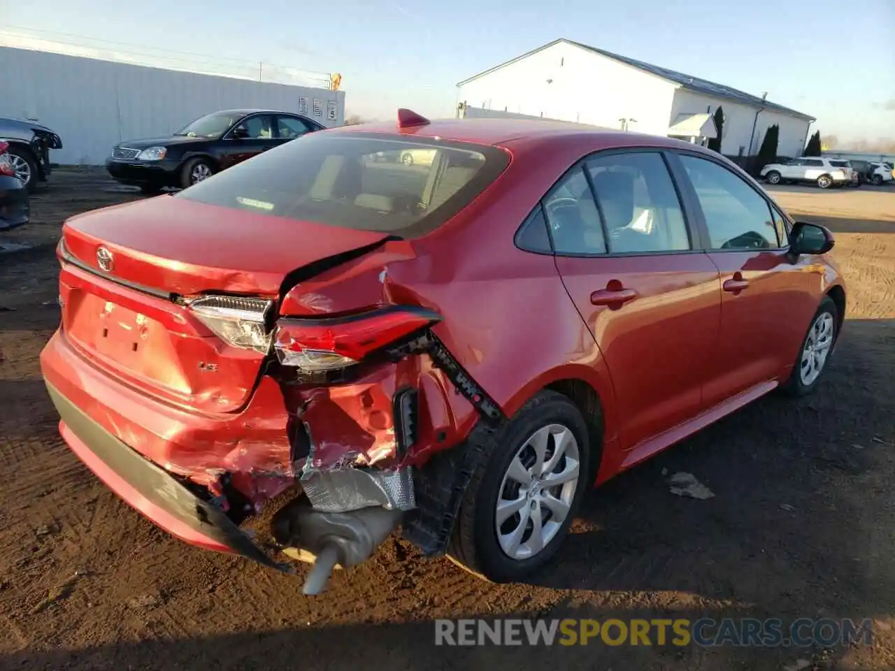 4 Photograph of a damaged car 5YFEPMAE3MP261377 TOYOTA COROLLA 2021