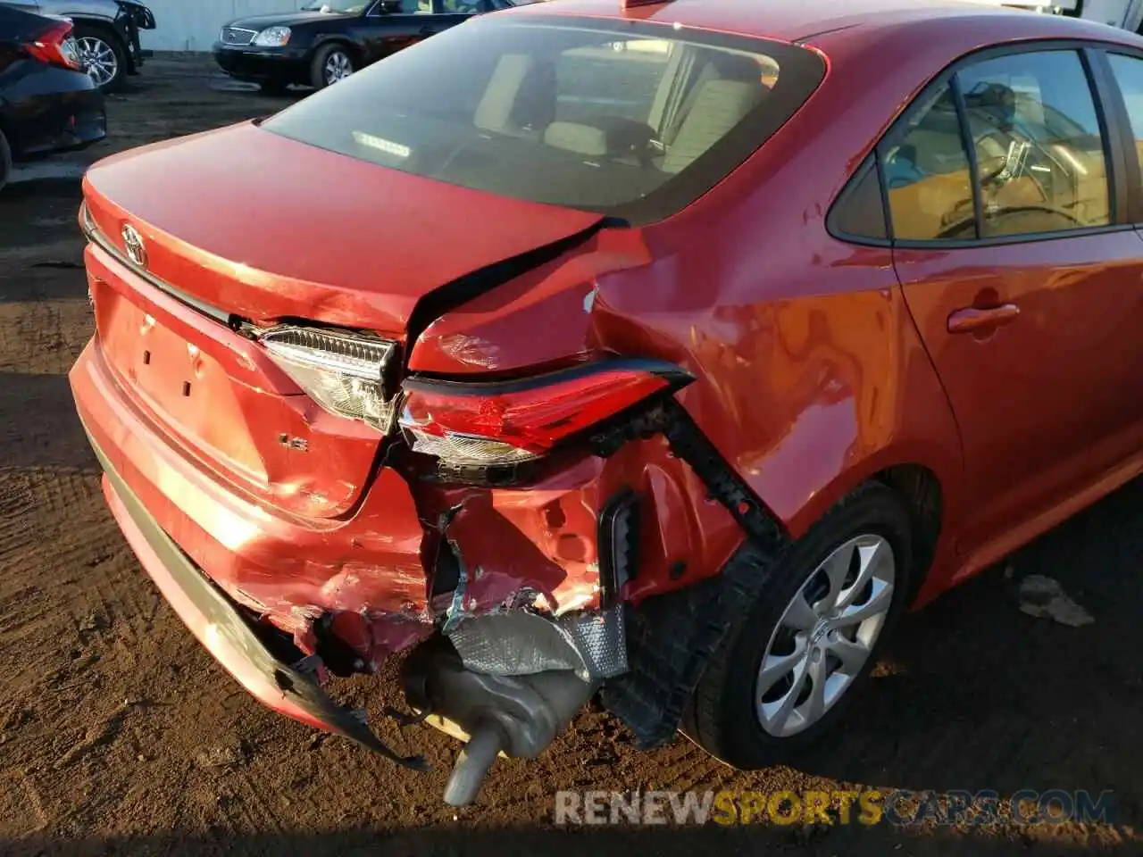 9 Photograph of a damaged car 5YFEPMAE3MP261377 TOYOTA COROLLA 2021