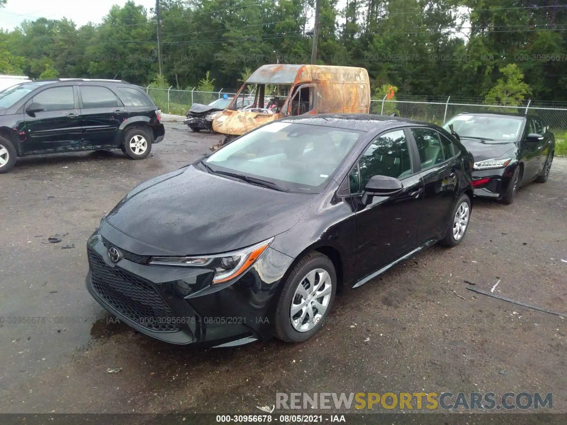 2 Photograph of a damaged car 5YFEPMAE3MP261699 TOYOTA COROLLA 2021