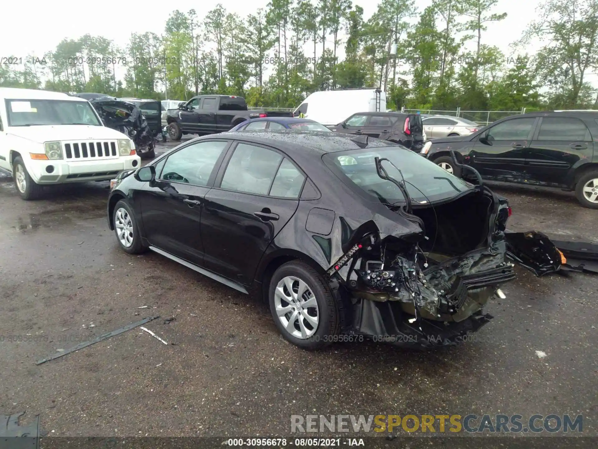 3 Photograph of a damaged car 5YFEPMAE3MP261699 TOYOTA COROLLA 2021