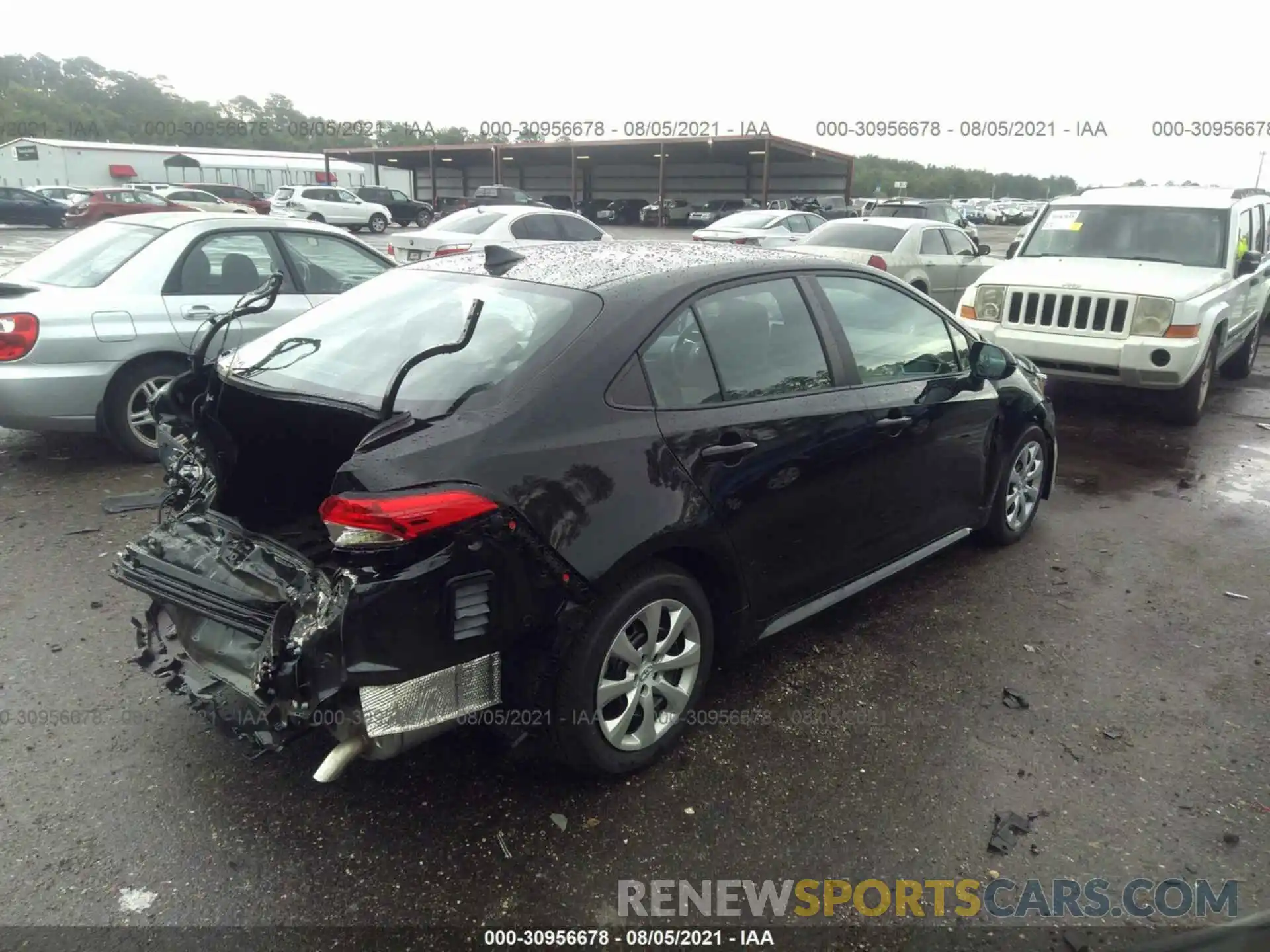 4 Photograph of a damaged car 5YFEPMAE3MP261699 TOYOTA COROLLA 2021