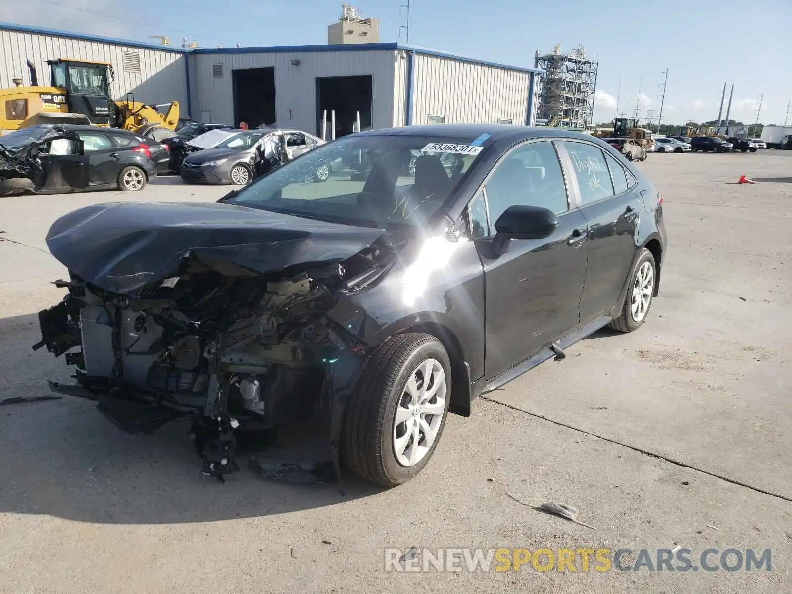 2 Photograph of a damaged car 5YFEPMAE3MP263226 TOYOTA COROLLA 2021