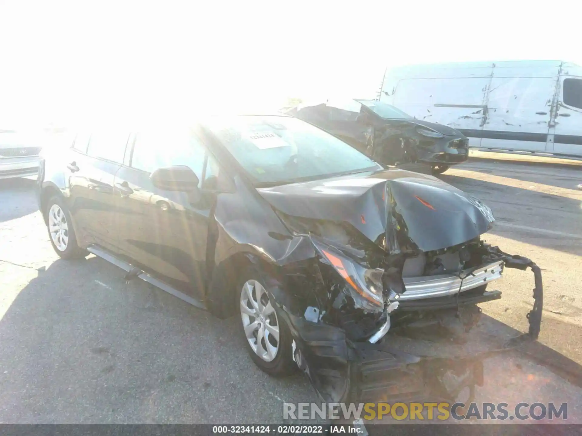 1 Photograph of a damaged car 5YFEPMAE3MP265249 TOYOTA COROLLA 2021