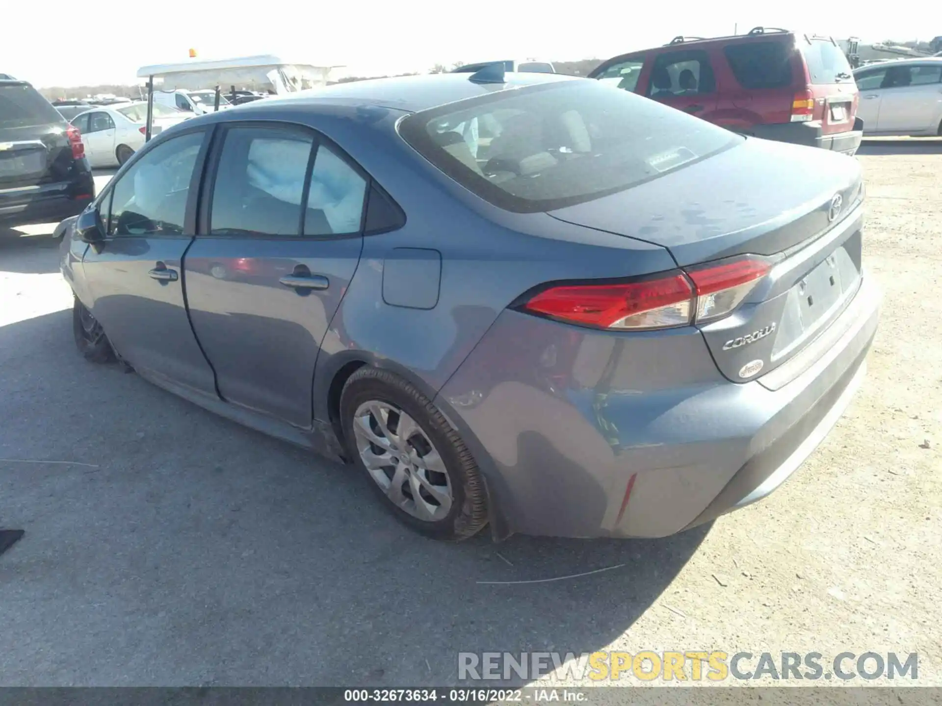 3 Photograph of a damaged car 5YFEPMAE3MP267390 TOYOTA COROLLA 2021