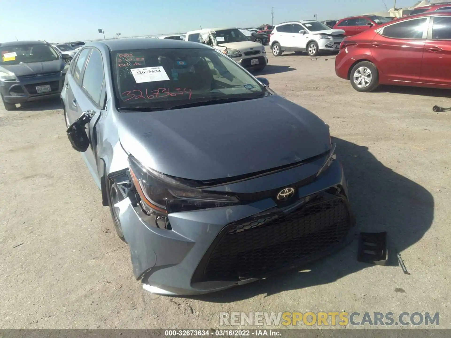 6 Photograph of a damaged car 5YFEPMAE3MP267390 TOYOTA COROLLA 2021