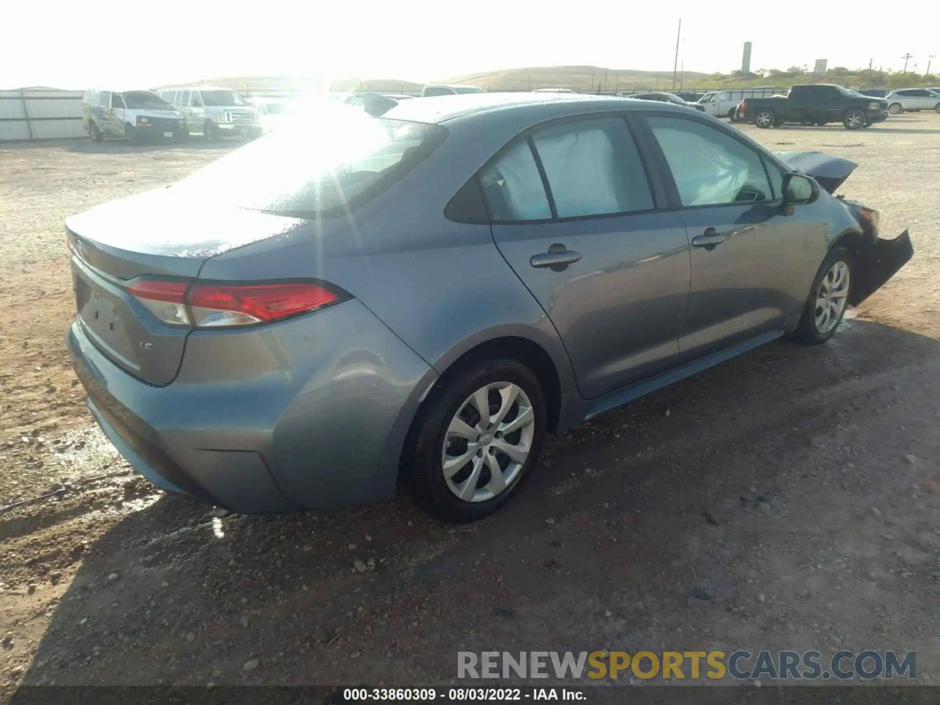 4 Photograph of a damaged car 5YFEPMAE3MP269205 TOYOTA COROLLA 2021