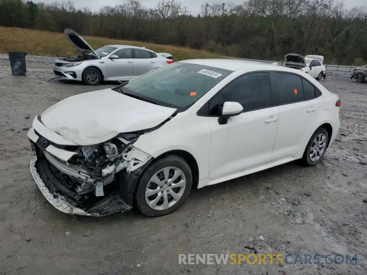 1 Photograph of a damaged car 5YFEPMAE3MP270158 TOYOTA COROLLA 2021