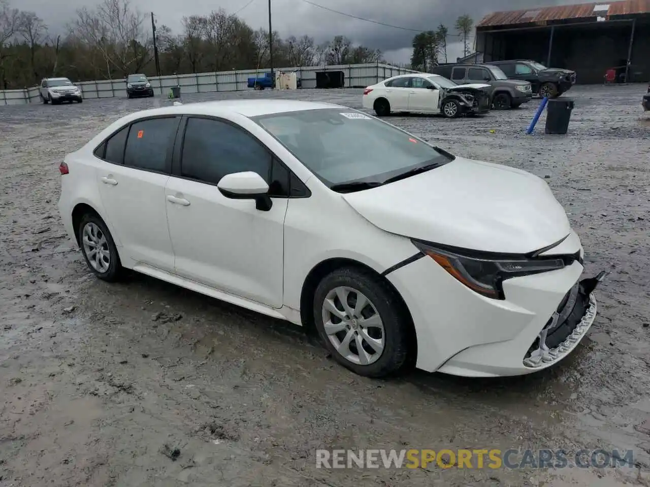 4 Photograph of a damaged car 5YFEPMAE3MP270158 TOYOTA COROLLA 2021