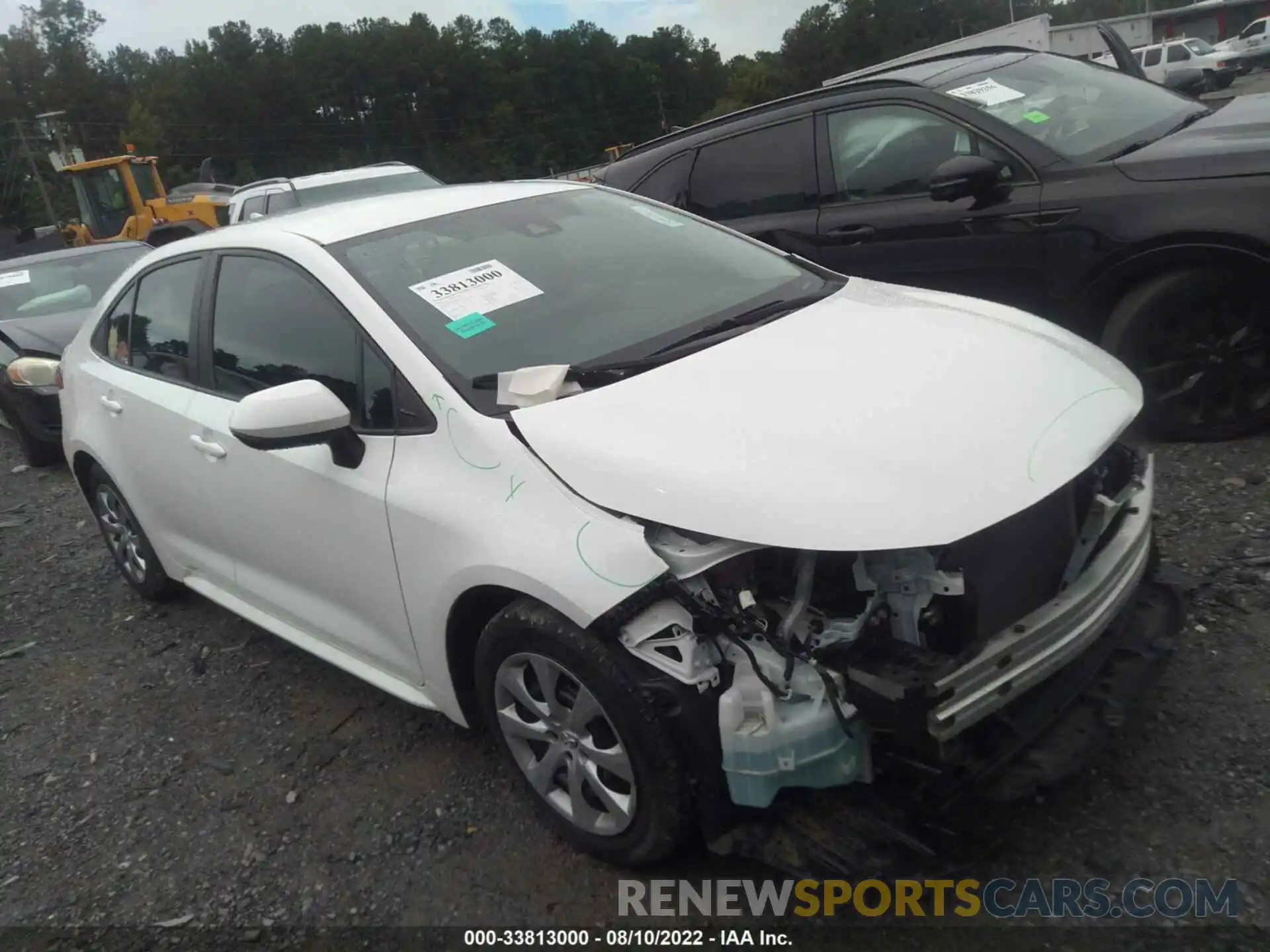 1 Photograph of a damaged car 5YFEPMAE4MP147727 TOYOTA COROLLA 2021