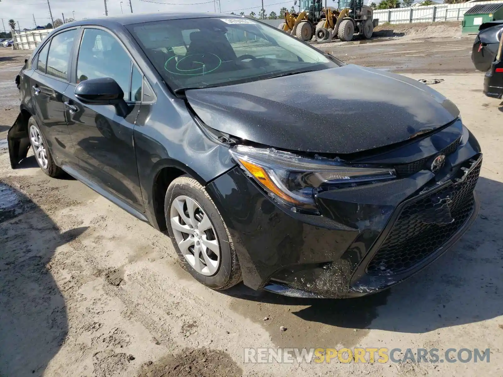 1 Photograph of a damaged car 5YFEPMAE4MP148019 TOYOTA COROLLA 2021