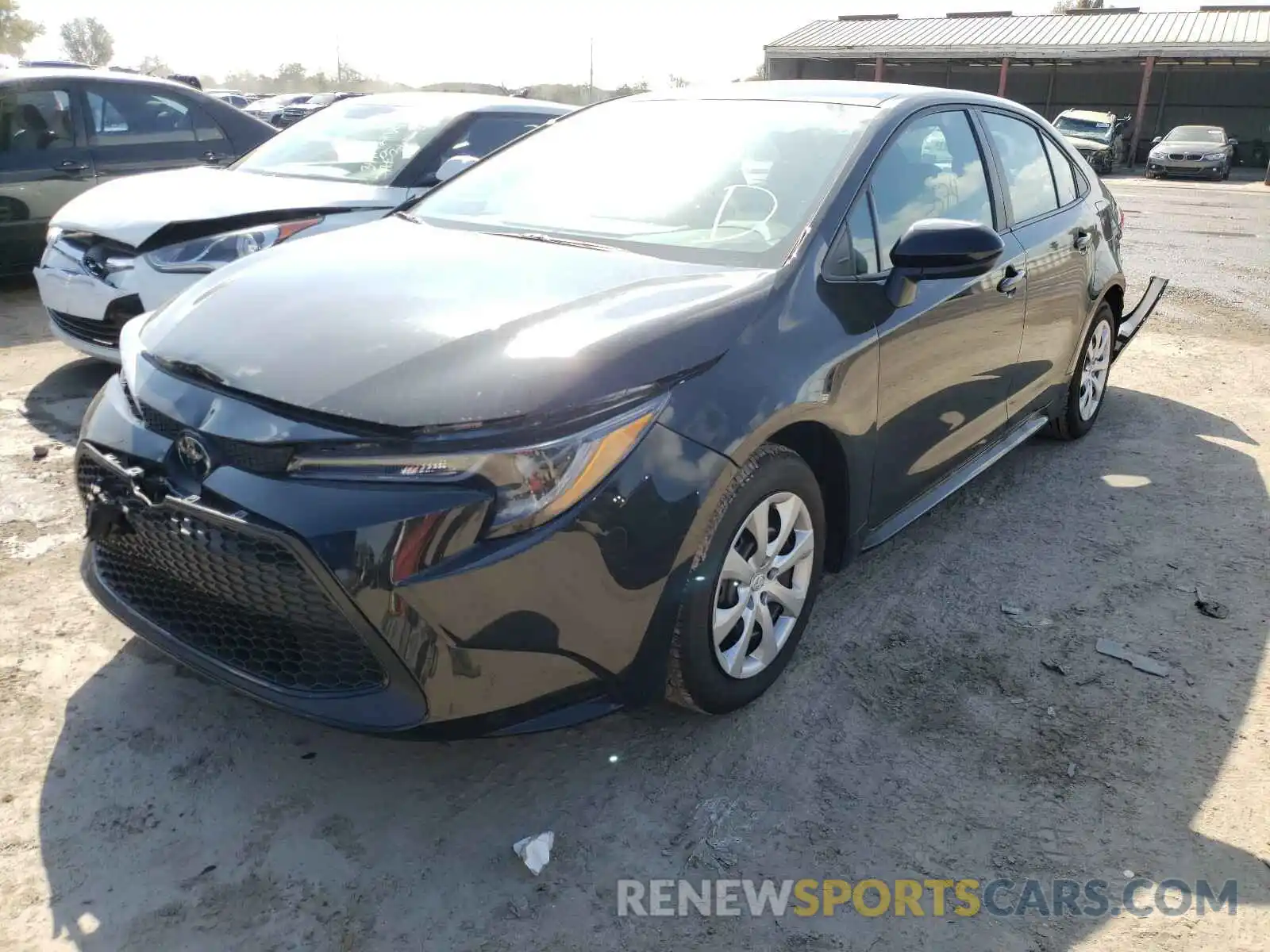 2 Photograph of a damaged car 5YFEPMAE4MP148019 TOYOTA COROLLA 2021