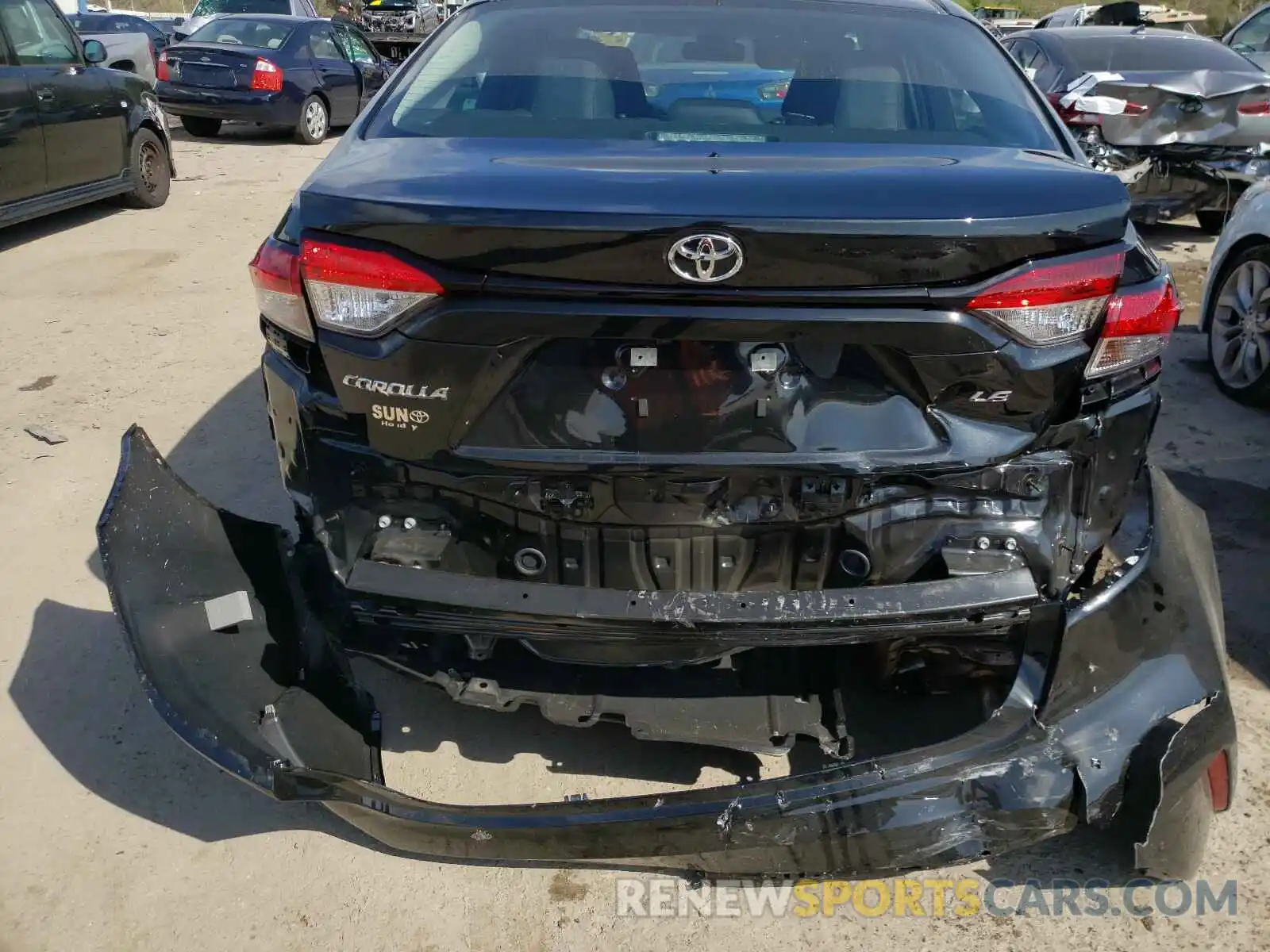 9 Photograph of a damaged car 5YFEPMAE4MP148019 TOYOTA COROLLA 2021