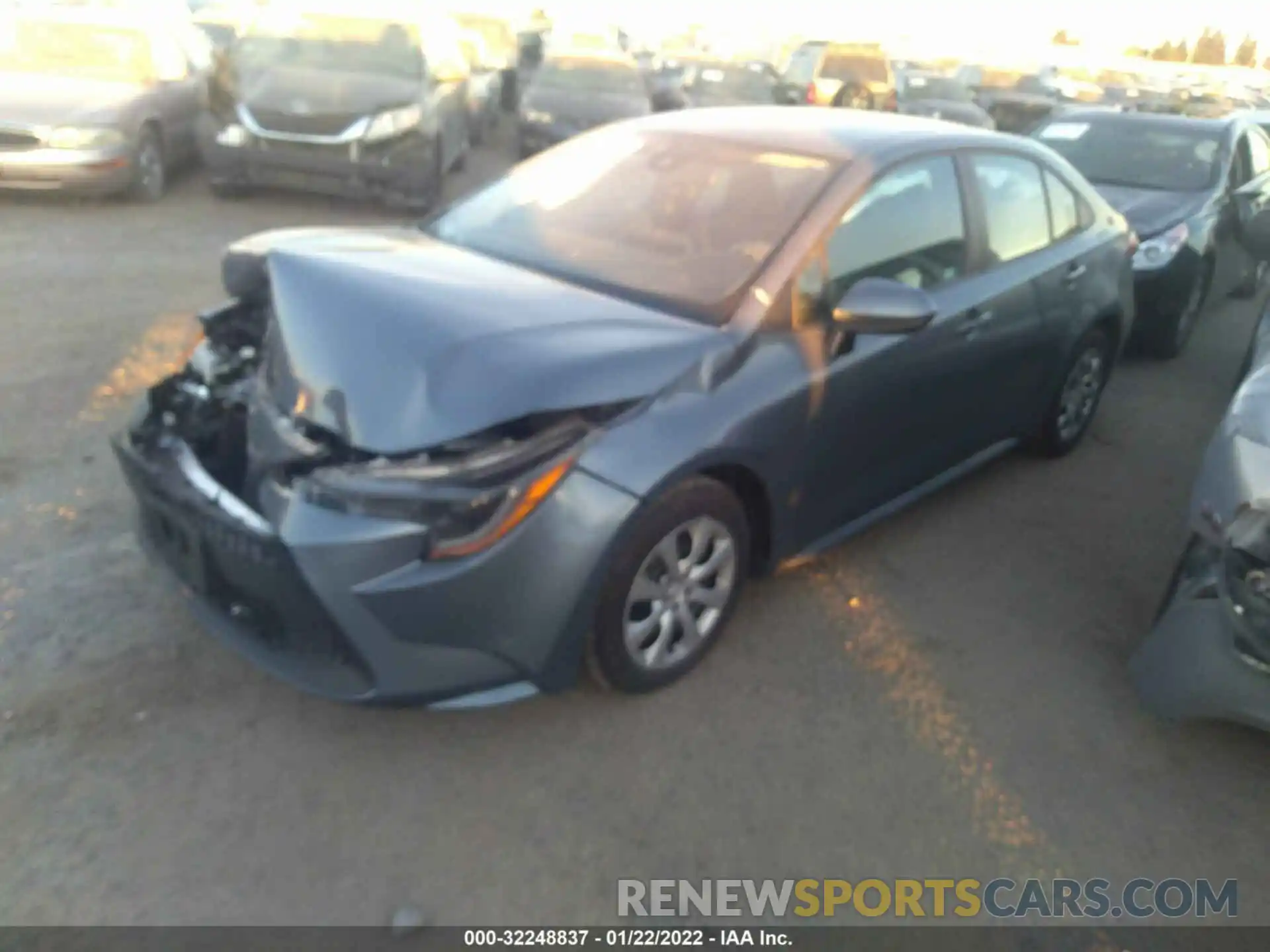 2 Photograph of a damaged car 5YFEPMAE4MP149011 TOYOTA COROLLA 2021