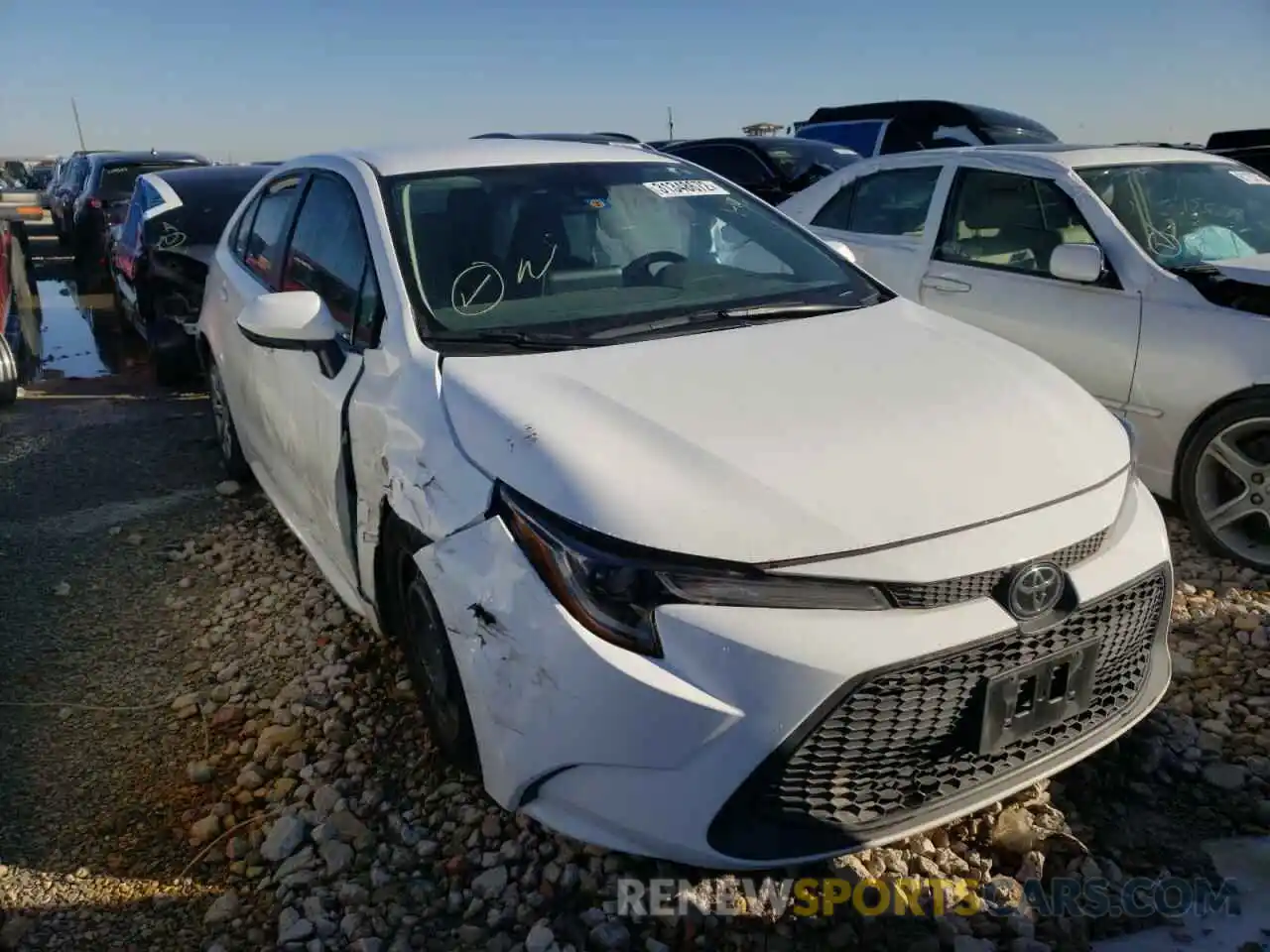 1 Photograph of a damaged car 5YFEPMAE4MP150188 TOYOTA COROLLA 2021