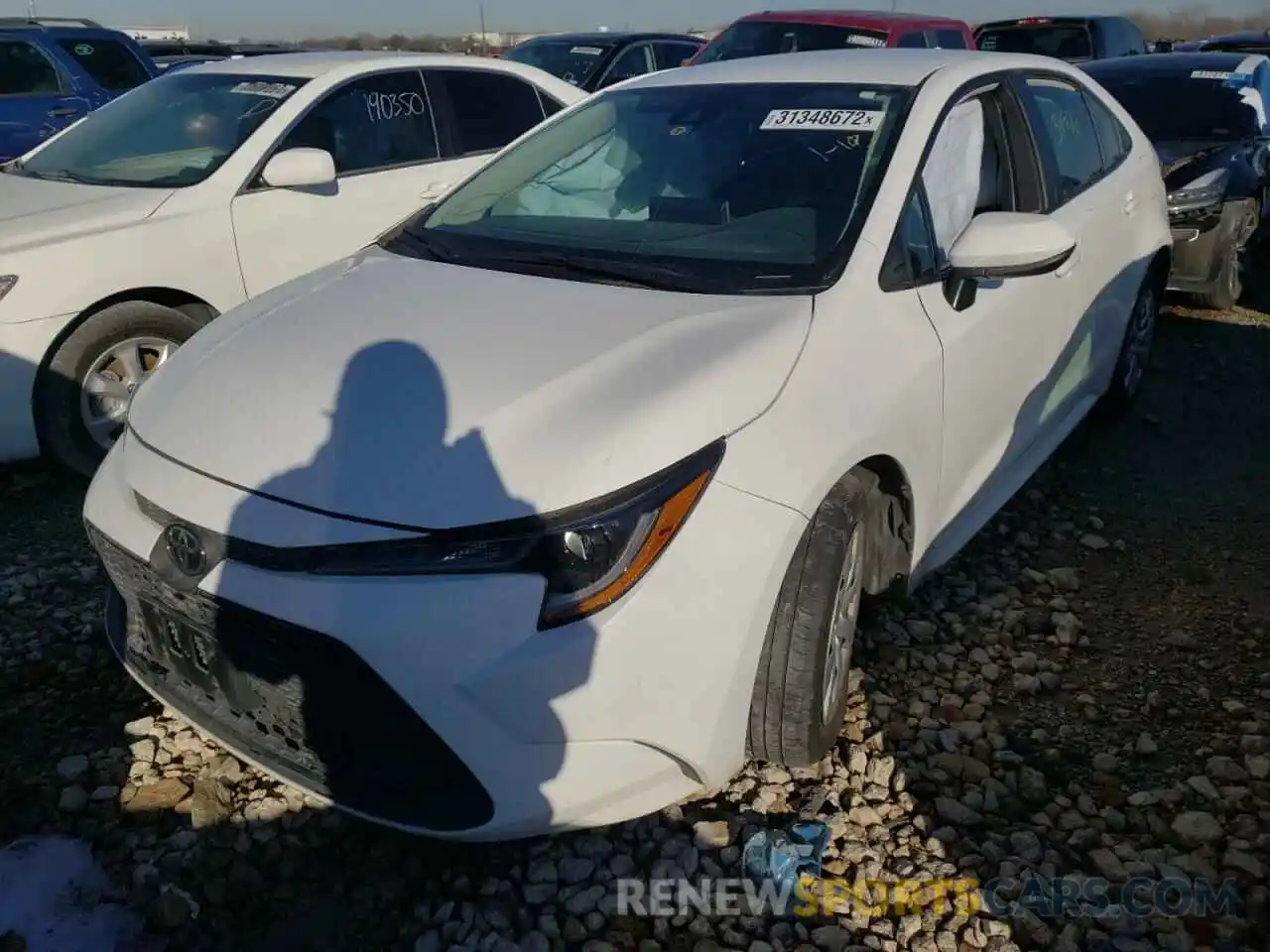 2 Photograph of a damaged car 5YFEPMAE4MP150188 TOYOTA COROLLA 2021