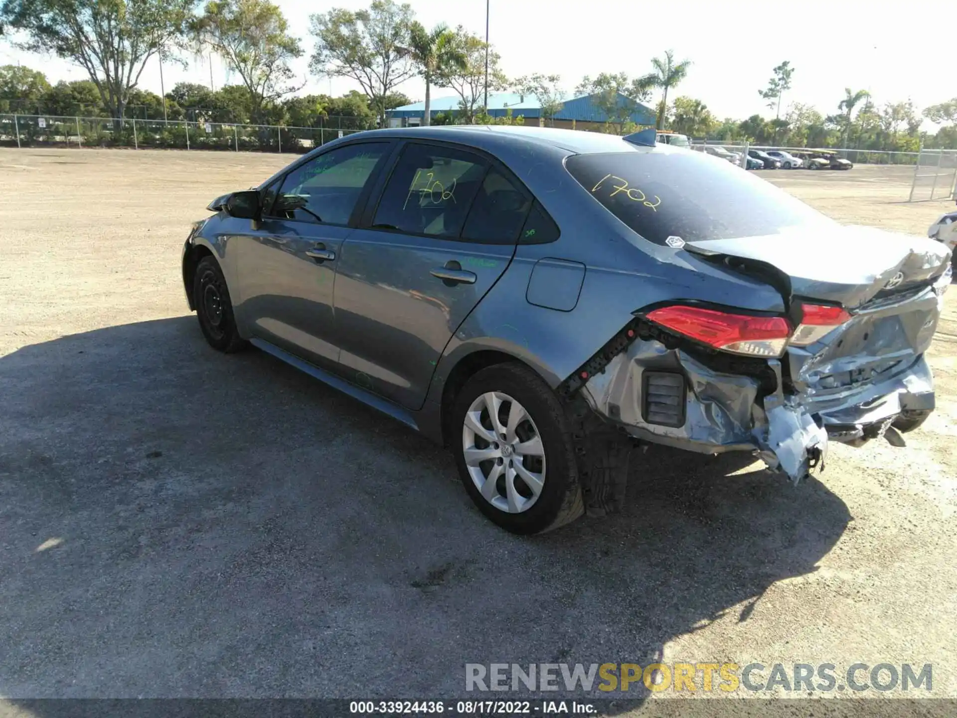 3 Photograph of a damaged car 5YFEPMAE4MP153110 TOYOTA COROLLA 2021