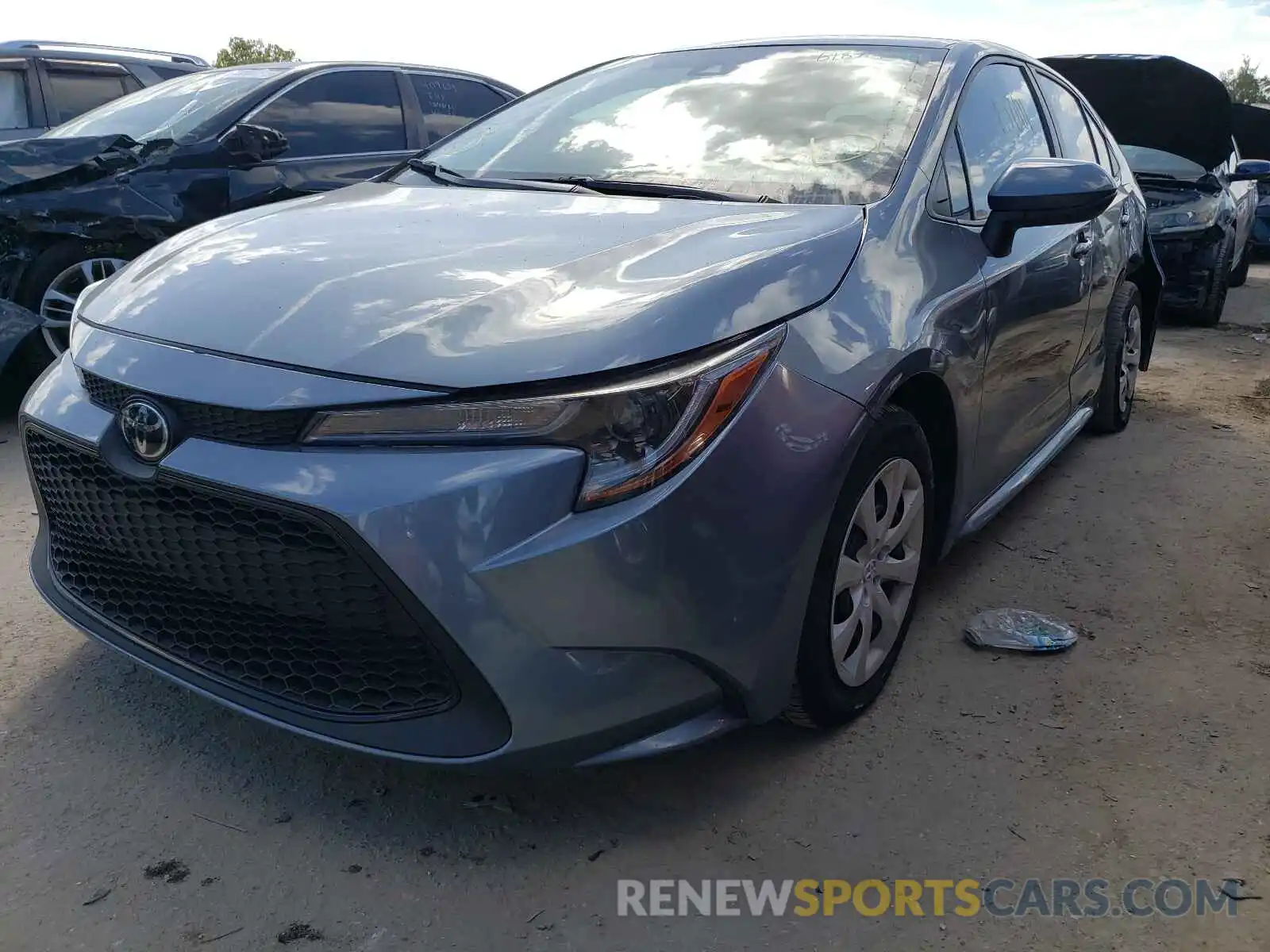 2 Photograph of a damaged car 5YFEPMAE4MP154273 TOYOTA COROLLA 2021