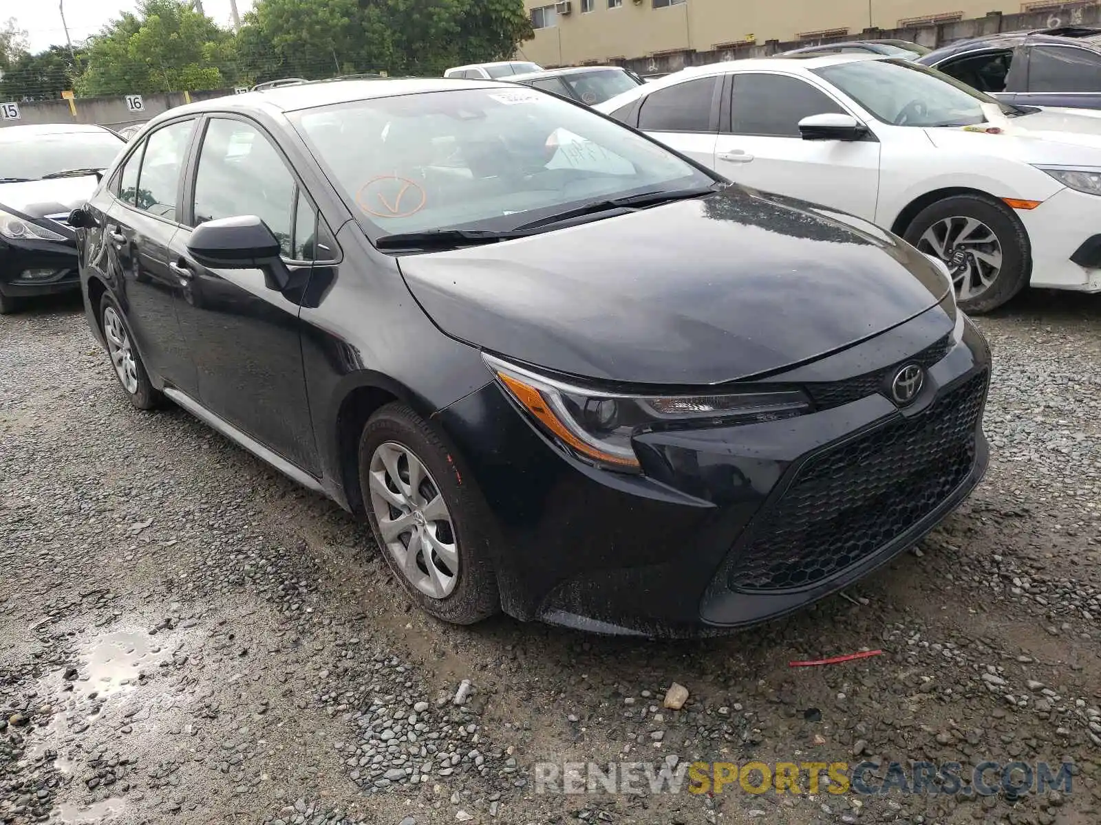 1 Photograph of a damaged car 5YFEPMAE4MP154399 TOYOTA COROLLA 2021