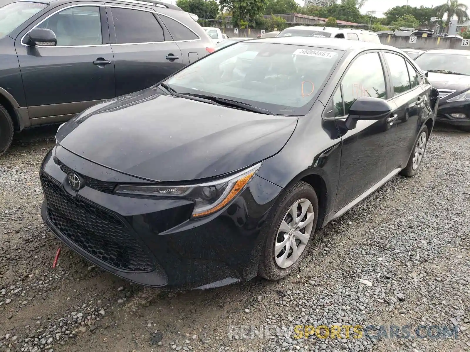 2 Photograph of a damaged car 5YFEPMAE4MP154399 TOYOTA COROLLA 2021