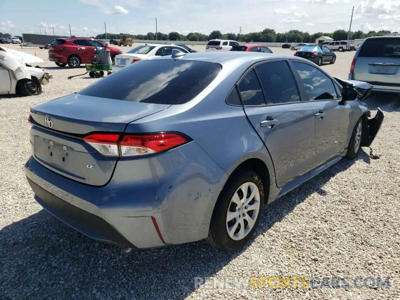 4 Photograph of a damaged car 5YFEPMAE4MP154452 TOYOTA COROLLA 2021