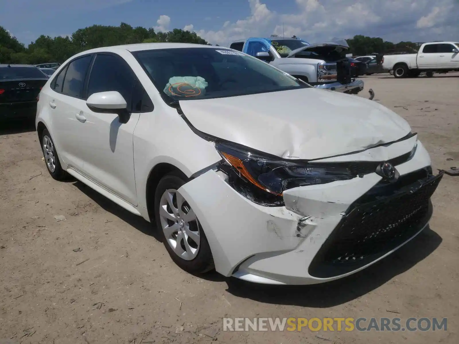 1 Photograph of a damaged car 5YFEPMAE4MP154869 TOYOTA COROLLA 2021