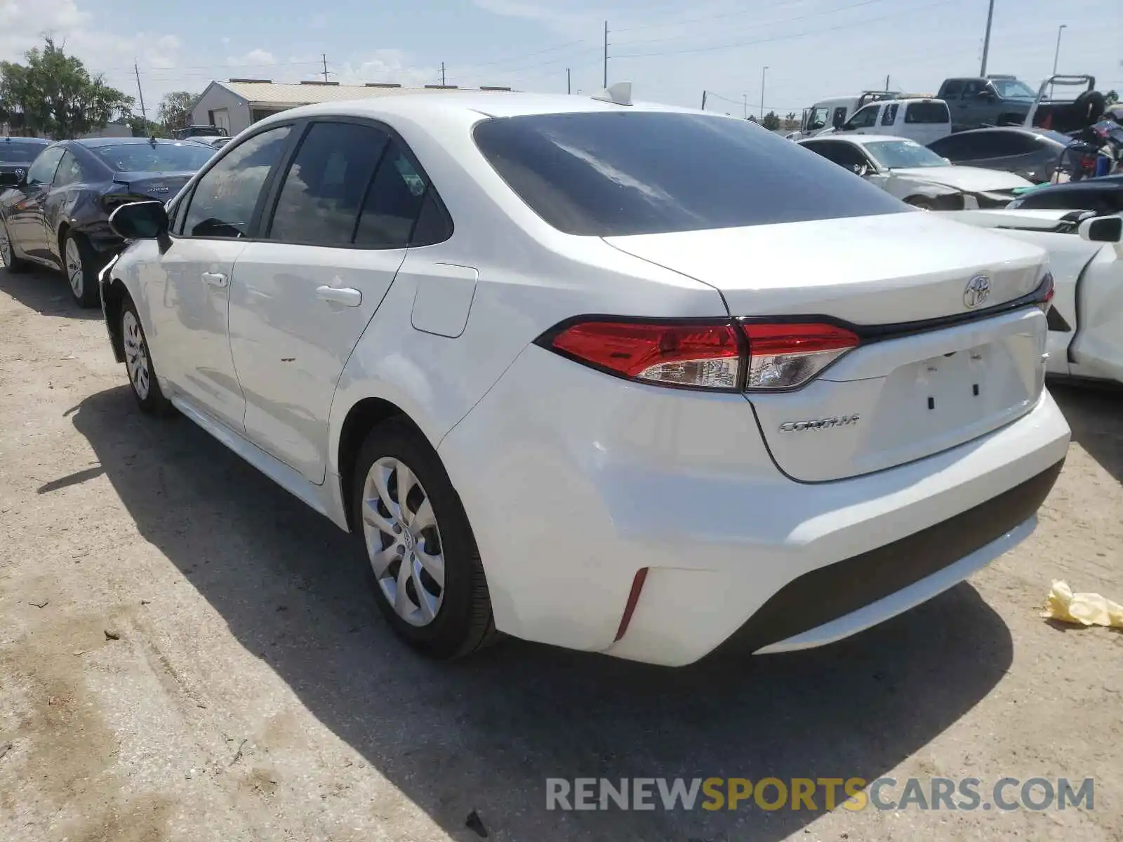 3 Photograph of a damaged car 5YFEPMAE4MP154869 TOYOTA COROLLA 2021