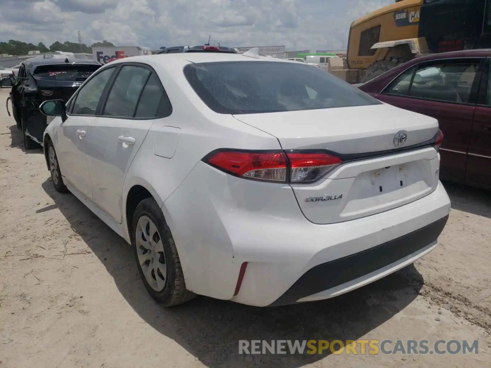 3 Photograph of a damaged car 5YFEPMAE4MP156279 TOYOTA COROLLA 2021