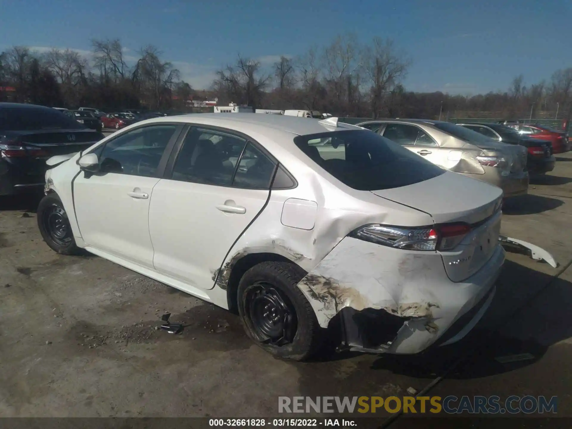 3 Photograph of a damaged car 5YFEPMAE4MP158520 TOYOTA COROLLA 2021