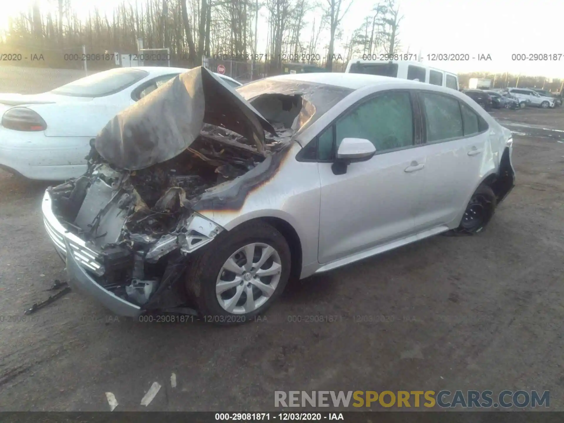 2 Photograph of a damaged car 5YFEPMAE4MP159974 TOYOTA COROLLA 2021