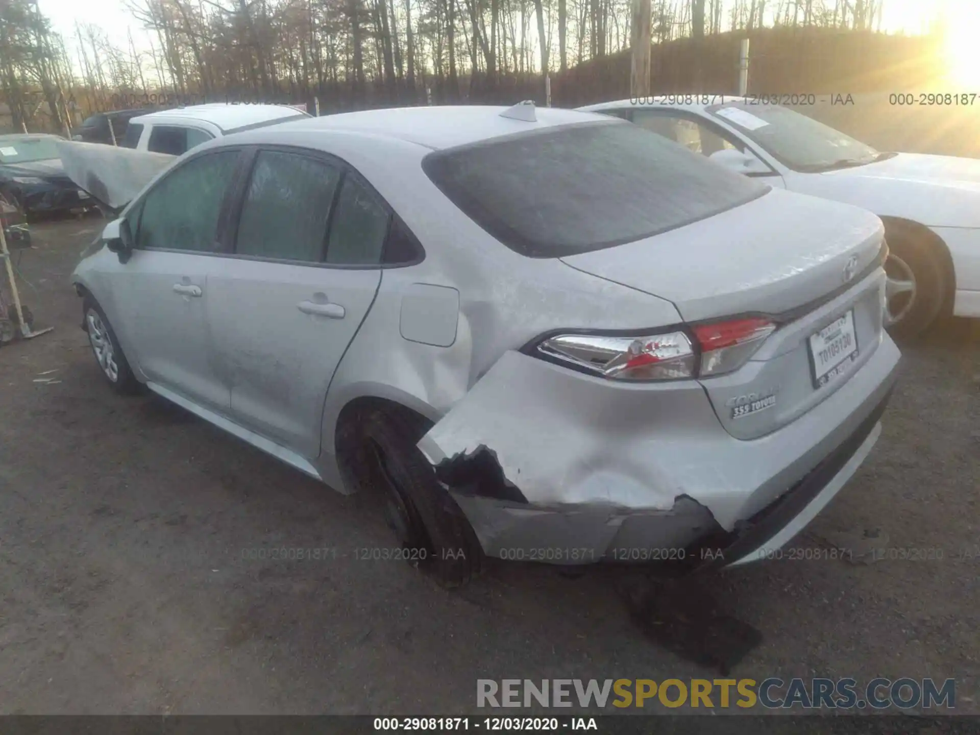 3 Photograph of a damaged car 5YFEPMAE4MP159974 TOYOTA COROLLA 2021