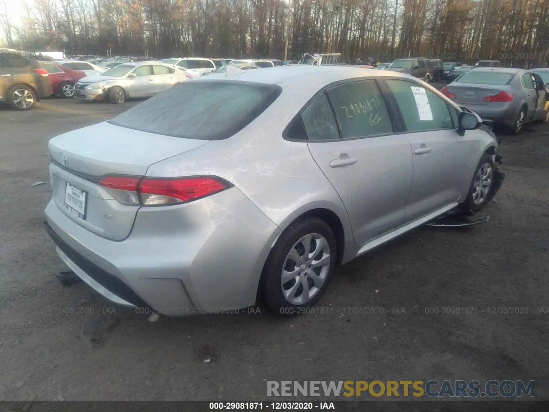 4 Photograph of a damaged car 5YFEPMAE4MP159974 TOYOTA COROLLA 2021