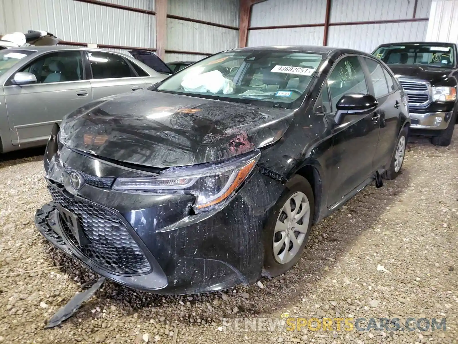 2 Photograph of a damaged car 5YFEPMAE4MP160428 TOYOTA COROLLA 2021