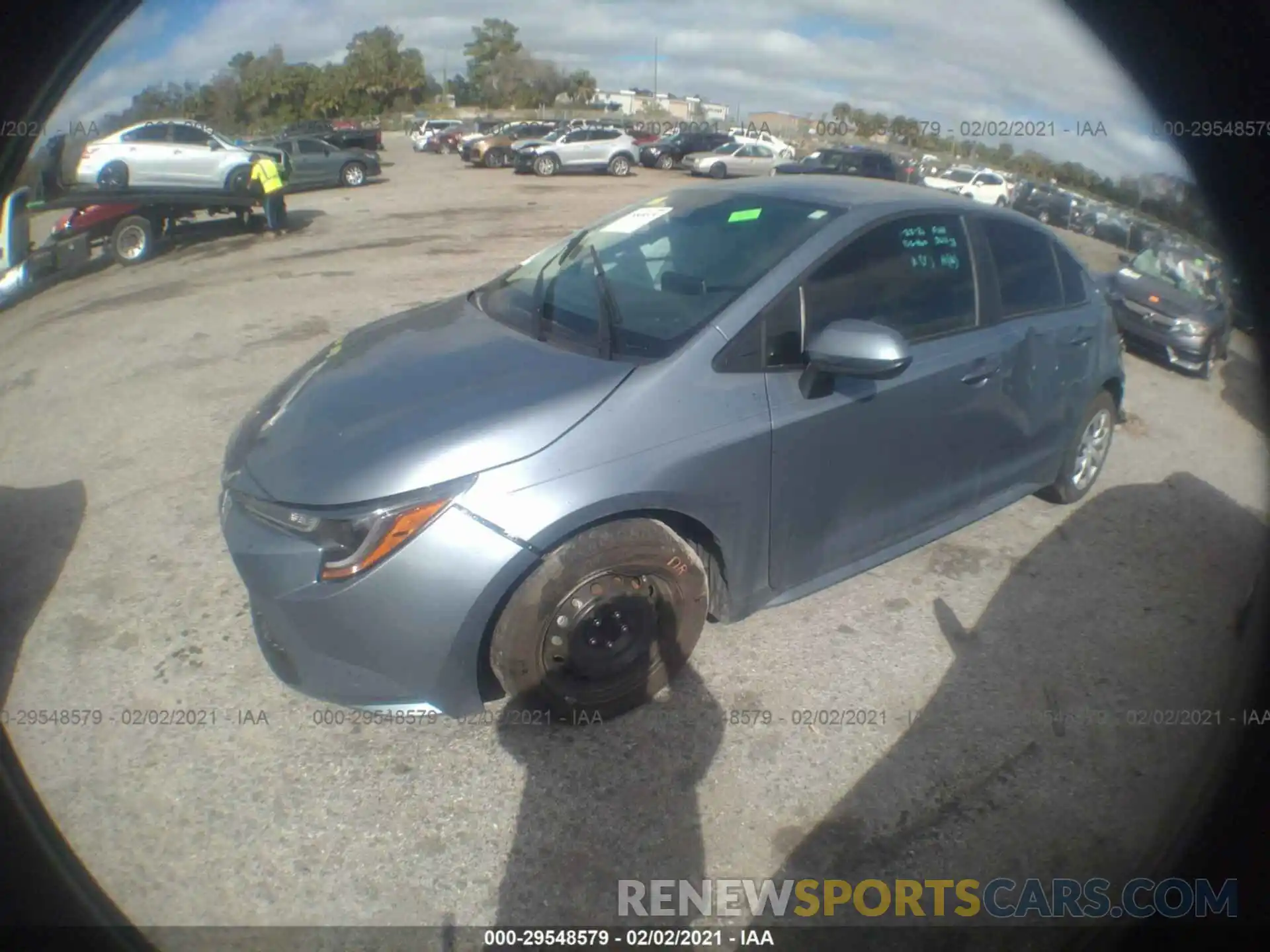 2 Photograph of a damaged car 5YFEPMAE4MP160462 TOYOTA COROLLA 2021