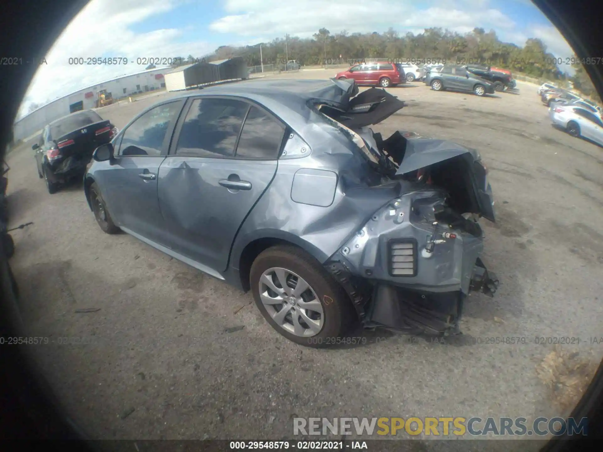 3 Photograph of a damaged car 5YFEPMAE4MP160462 TOYOTA COROLLA 2021