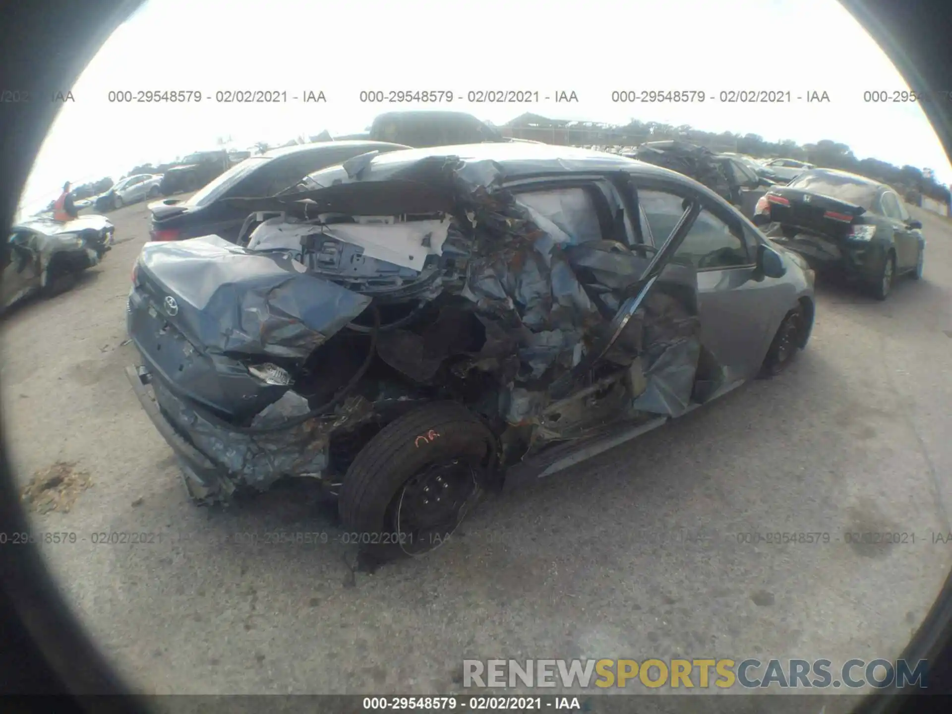 4 Photograph of a damaged car 5YFEPMAE4MP160462 TOYOTA COROLLA 2021