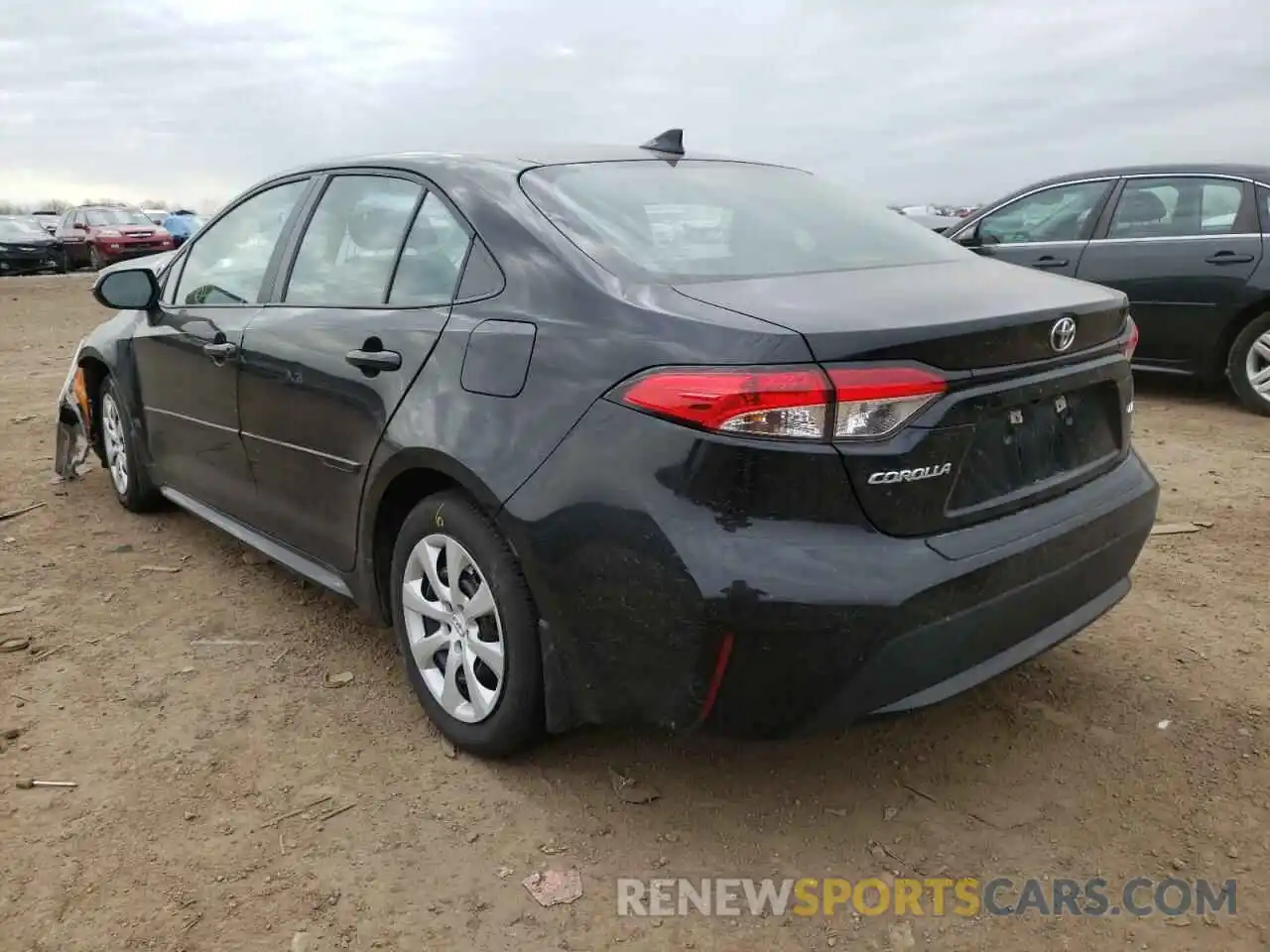 3 Photograph of a damaged car 5YFEPMAE4MP162518 TOYOTA COROLLA 2021