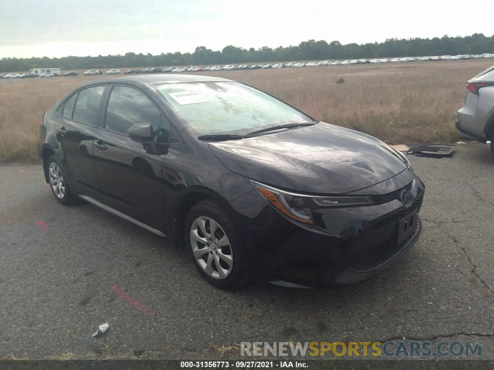 1 Photograph of a damaged car 5YFEPMAE4MP162664 TOYOTA COROLLA 2021