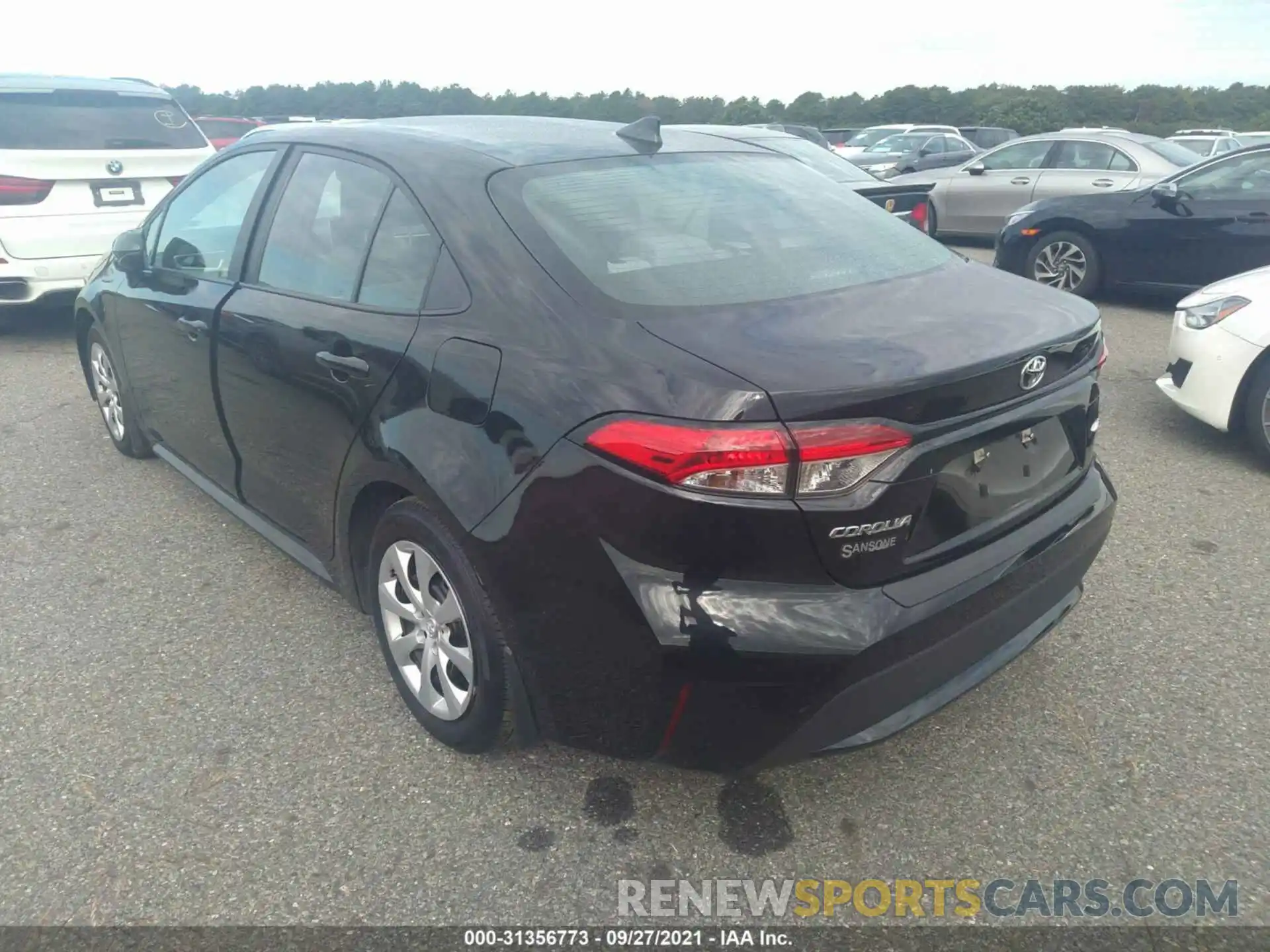 3 Photograph of a damaged car 5YFEPMAE4MP162664 TOYOTA COROLLA 2021