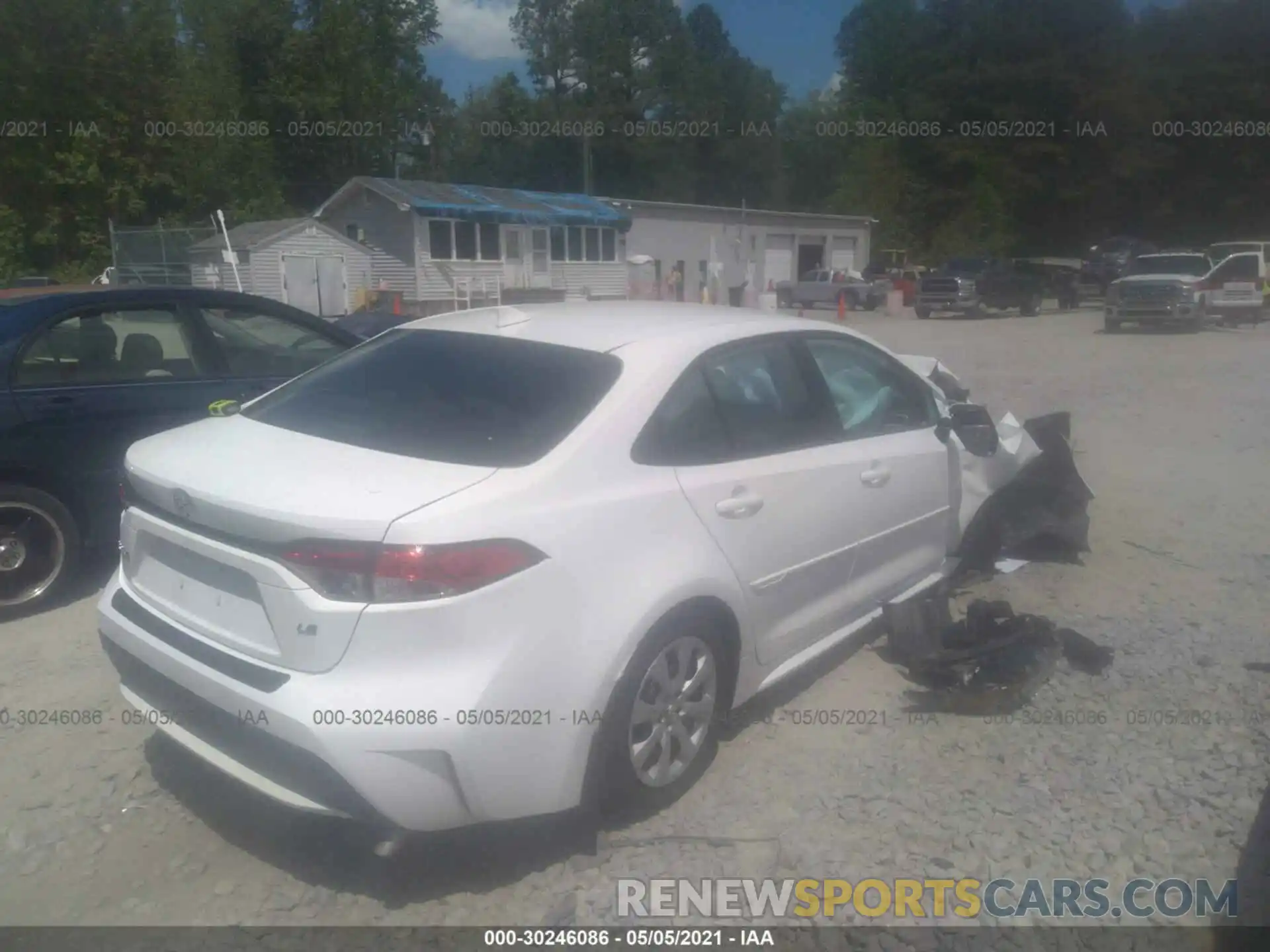 4 Photograph of a damaged car 5YFEPMAE4MP163345 TOYOTA COROLLA 2021