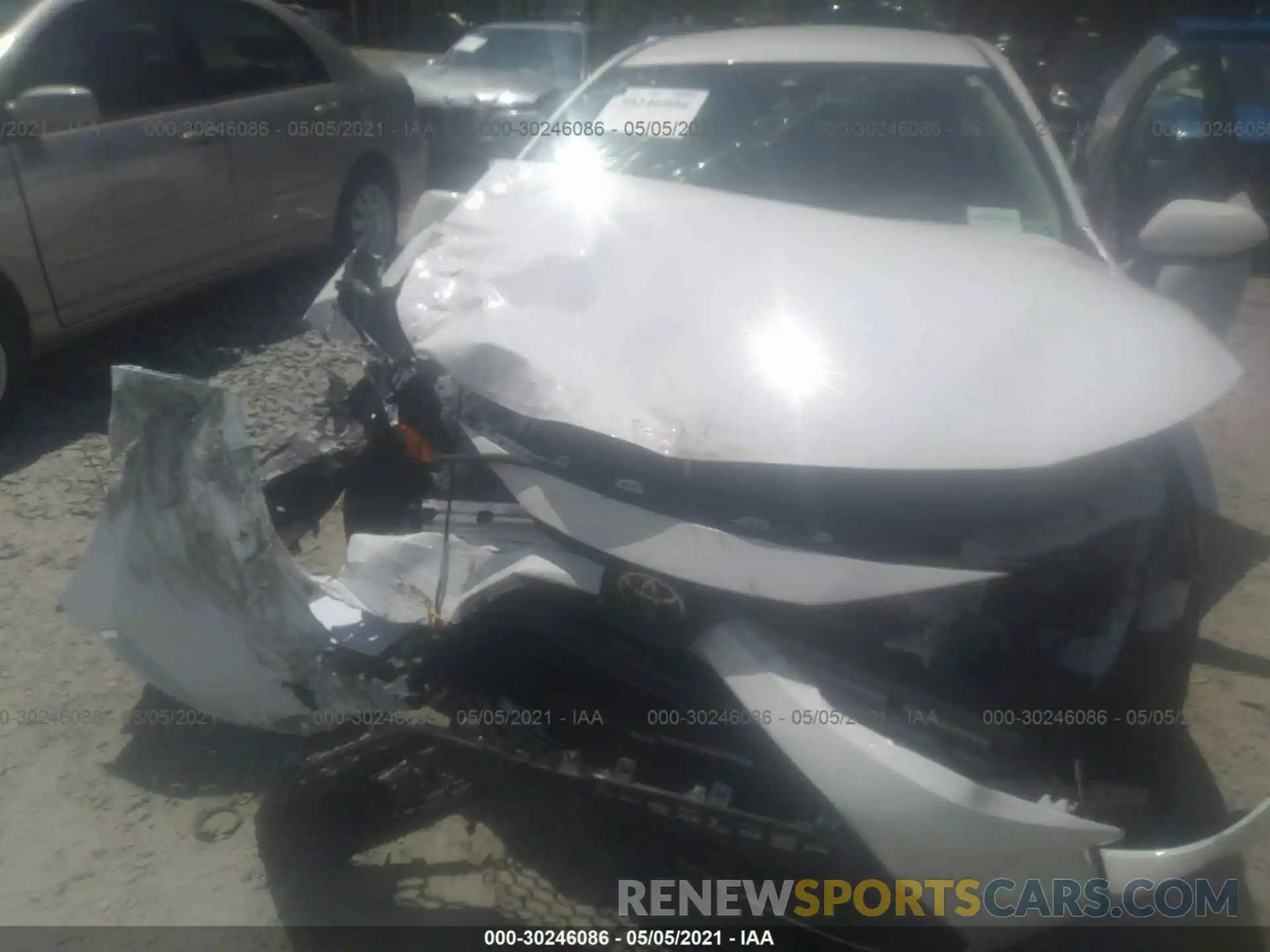 6 Photograph of a damaged car 5YFEPMAE4MP163345 TOYOTA COROLLA 2021