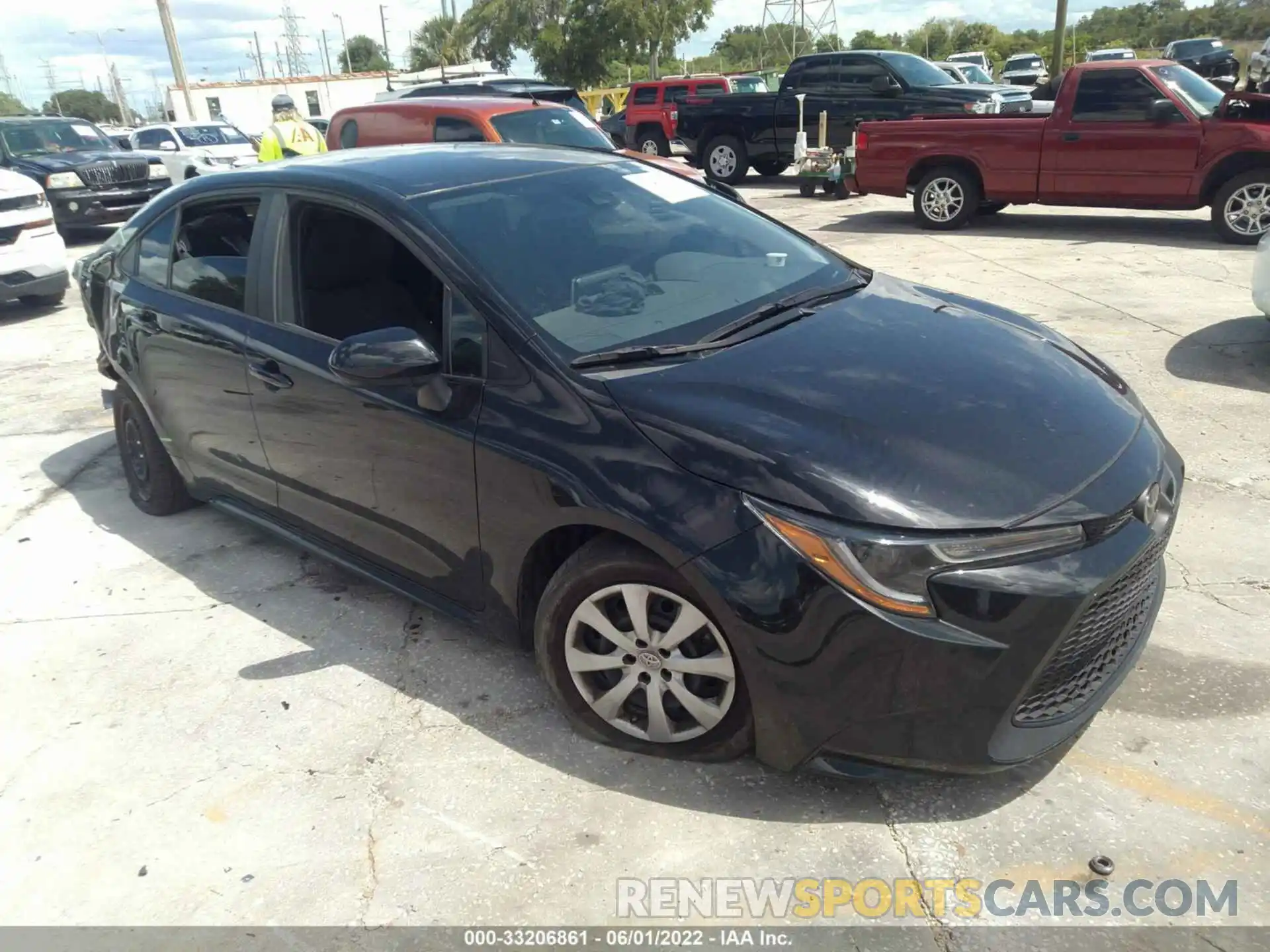 1 Photograph of a damaged car 5YFEPMAE4MP164463 TOYOTA COROLLA 2021