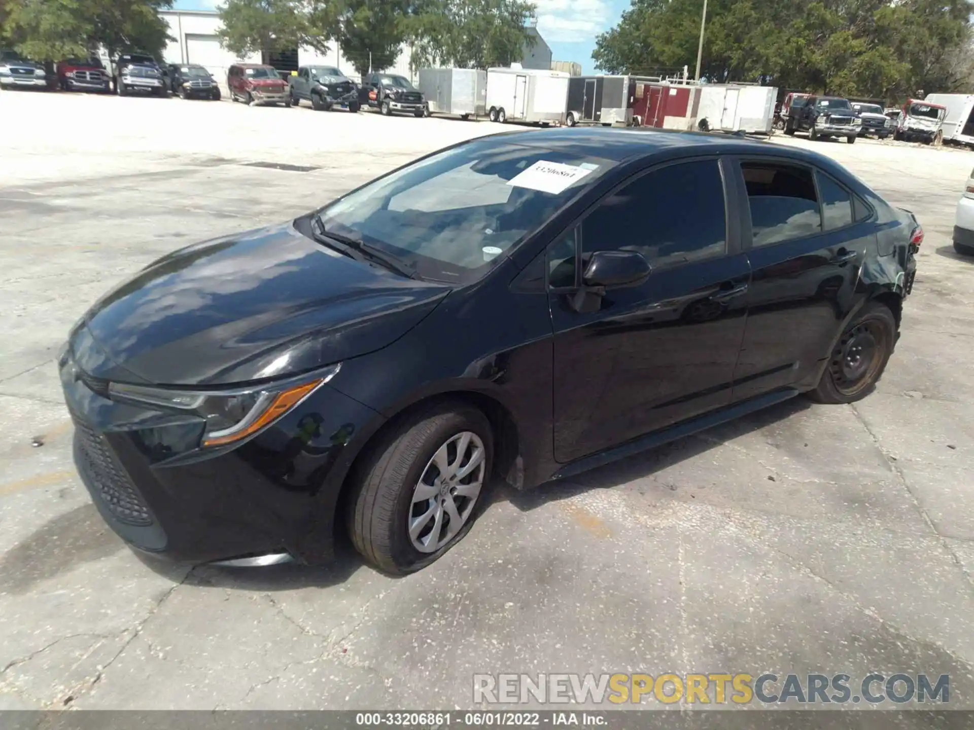 2 Photograph of a damaged car 5YFEPMAE4MP164463 TOYOTA COROLLA 2021