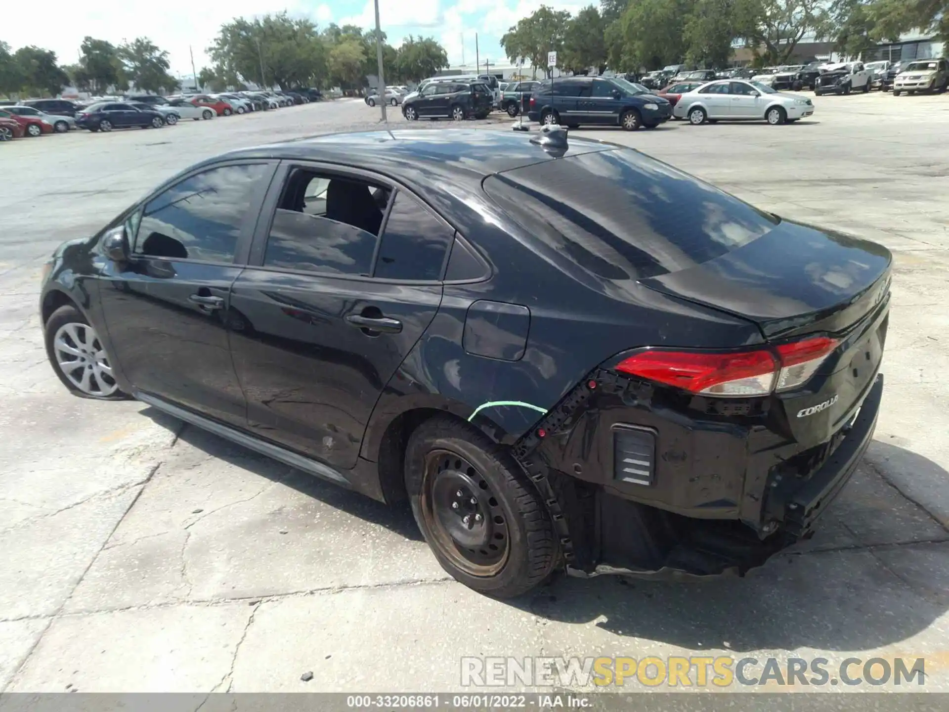 3 Photograph of a damaged car 5YFEPMAE4MP164463 TOYOTA COROLLA 2021